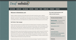 Desktop Screenshot of deafwebsites.com